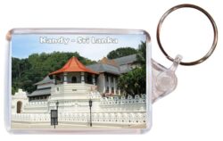 Kandy - Sri Lanka - Double Sided Large Keyring Key Fob Chain Ring Gift Present Souvenir 20S2
