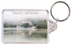 Kandy - Sri Lanka - Double Sided Large Keyring Key Fob Chain Ring Gift Present Souvenir 20S3