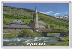Pyrenees Mountains - Jumbo Fridge Magnet Souvenir Gift Present 20A3