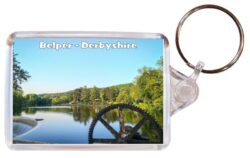 Belper - Derbyshire - Double Sided Large Keyring Key Fob Chain Ring Gift Present Souvenir 20E2