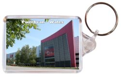 Cwmbran - Wales - Double Sided Large Keyring Key Fob Chain Ring Gift Present Souvenir 20W1