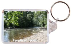 Cwmbran - Wales - Double Sided Large Keyring Key Fob Chain Ring Gift Present Souvenir 20W2