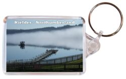 Kielder Forest - Northumberland - Double Sided Large Keyring Key Fob Chain Ring Gift Present Souvenir 20E1