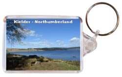 Kielder Forest - Northumberland - Double Sided Large Keyring Key Fob Chain Ring Gift Present Souvenir 20E2