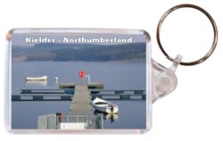 Kielder Forest - Northumberland - Double Sided Large Keyring Key Fob Chain Ring Gift Present Souvenir 20E3