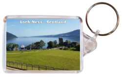Loch Ness - Scotland - Double Sided Large Keyring Key Fob Chain Ring Gift Present Souvenir 20S1