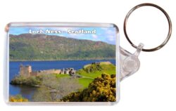 Loch Ness - Scotland - Double Sided Large Keyring Key Fob Chain Ring Gift Present Souvenir 20S3