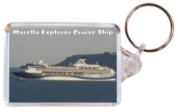 Marella Explorer - Cruise Ship - Double Sided Large Keyring Key Fob Chain Ring Gift Present Souvenir