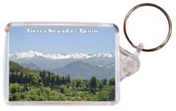Sierra Nevada - Spain - Double Sided Large Keyring Key Fob Chain Ring Gift Present Souvenir 20S2