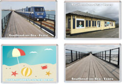 Southend-on-Sea - Essex - 4 PACK - Jumbo Fridge Magnet Souvenir Gift Present
