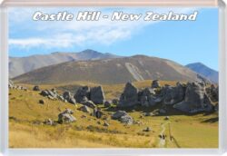 Castle Hill - New Zealand - Jumbo Fridge Magnet Souvenir Gift Present 20NZ1