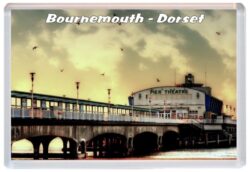 Bournemouth - Dorset - Jumbo Fridge Magnet Souvenir Gift Present 20E6