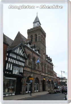 Congleton - Cheshire - Jumbo Fridge Magnet Souvenir Gift Present 20E1