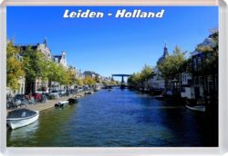 Leiden - Holland - Jumbo Fridge Magnet Souvenir Gift Present Bridges 20A1
