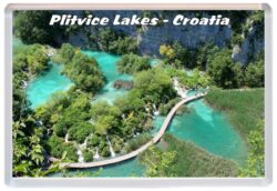 Plitvice Lakes - Croatia - Jumbo Fridge Magnet Souvenir Gift Present 20C1