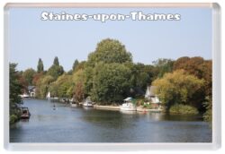 Staines-upon-Thames - Jumbo Fridge Magnet Souvenir Gift Present 20E5