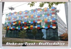 Stoke-on-Trent - Staffordshire - Jumbo Fridge Magnet Souvenir Gift Present 20E1