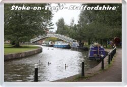 Stoke-on-Trent - Staffordshire - Jumbo Fridge Magnet Souvenir Gift Present 20E3