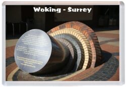 Woking - Surrey - Jumbo Fridge Magnet Souvenir Gift Present 20E4
