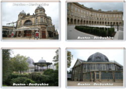Buxton - Derbyshire - 4 PACK - Jumbo Fridge Magnet Souvenir Gift Present