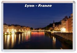 Lyon - France - Jumbo Fridge Magnet Souvenir Gift Present 20F1