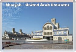 Sharjah - UAE - Jumbo Fridge Magnet Souvenir Gift Present 20D2