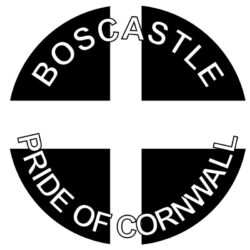 Boscastle - Pride of Cornwall - TWO PACK - Car Bumper Laptop Window Decal County Flag Sticker