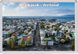 Reykjavik - Iceland - Jumbo Fridge Magnet Souvenir Gift Present 20D1