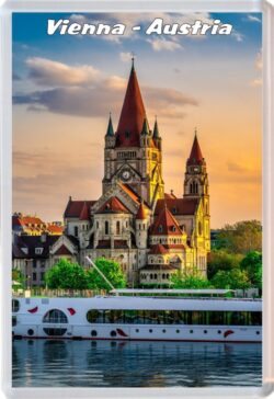Vienna - Austria - Jumbo Fridge Magnet Souvenir Gift Present 20D6