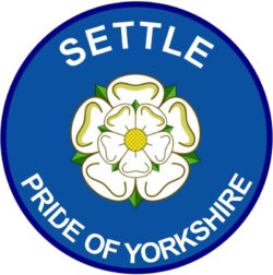 Settle - Pride of Yorkshire - TWO PACK - Car Bumper Laptop Window Decal County Flag Sticker