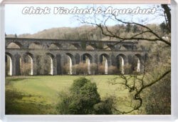 Chirk Viaduct & Aqueduct - Jumbo Fridge Magnet Souvenir Gift Present Llangollen Canal 20M2