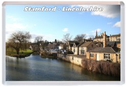 Stamford - Lincolnshire - Jumbo Fridge Magnet Souvenir Gift Present 21M4