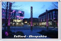 Telford - Shropshire - Jumbo Fridge Magnet Souvenir Gift Present 20M3