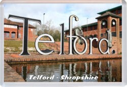 Telford - Shropshire - Jumbo Fridge Magnet Souvenir Gift Present 20M4