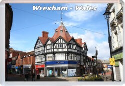 Wrexham - Wales - Jumbo Fridge Magnet Souvenir Gift Present 20M3