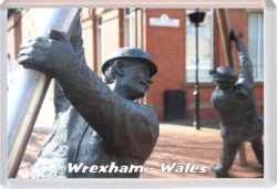 Wrexham - Wales - Jumbo Fridge Magnet Souvenir Gift Present 20M4