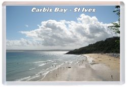 Carbis Bay - St Ives - Cornwall - Jumbo Fridge Magnet Souvenir Gift Present 21J1