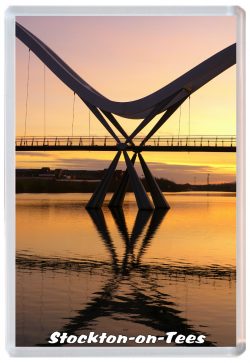 Stockton-on-Tees - Jumbo Fridge Magnet Souvenir Gift Present 21J1