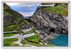 Tintagel - Cornwall - Jumbo Fridge Magnet Souvenir Gift Present 21J2