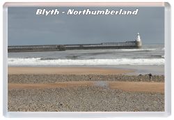 Blyth - Northumberland - Jumbo Fridge Magnet Souvenir Gift Present 21J3