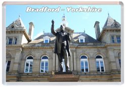 Bradford - Yorkshire - Jumbo Fridge Magnet Souvenir Gift Present 21D3