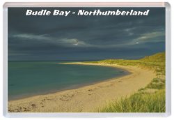 Budle Bay - Northumberland - Jumbo Fridge Magnet Souvenir Gift Present 21J1