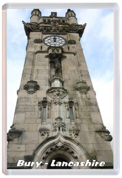 Bury - Lancashire - Jumbo Fridge Magnet Souvenir Gift Present 21D2