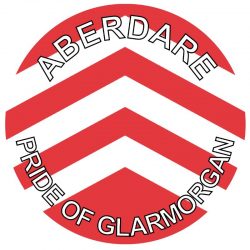 Aberdare - Pride of Glamorgan - TWO PACK - Car Bumper Laptop Window Decal Wales County Flag Sticker