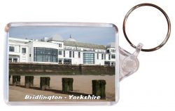 Bridlington - Yorkshire - Double Sided Large Keyring Key Fob Chain Ring Gift Present Souvenir AD1