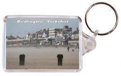 Bridlington - Yorkshire - Double Sided Large Keyring Key Fob Chain Ring Gift Present Souvenir AD2