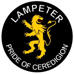 Lampeter - Pride of Ceredigion - TWO PACK - Car Bumper Laptop Window Decal Wales County Flag Sticker