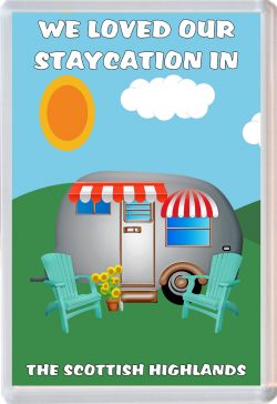 We loved our Staycation in Loch Lomond - Jumbo Fridge Magnet Souvenir Holiday Gift Present