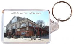Altrincham - Cheshire - Double Sided Large Keyring Key Fob Chain Ring Gift Present Souvenir AD1
