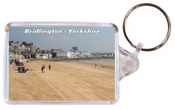 Bridlington - Yorkshire - Double Sided Large Keyring Key Fob Chain Ring Gift Present Souvenir AD4